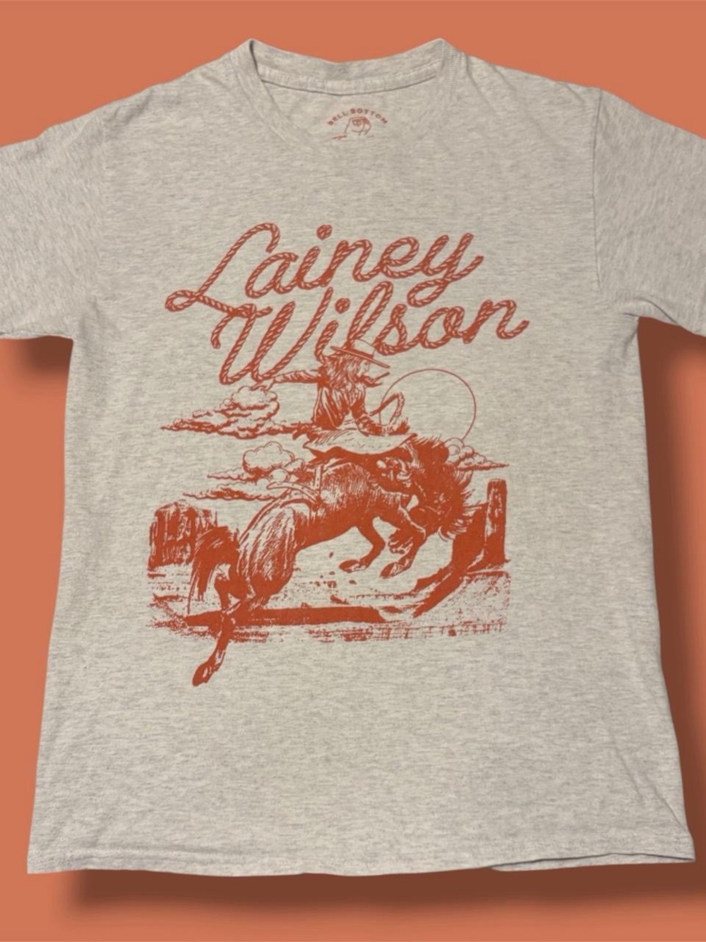 Lainey Wilson Bell Bottom Country Graphic Tshirt Size Small Western Cowgirl